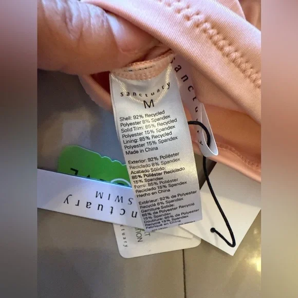 Sanctuary Swim Divas im The Details Paisley Set Bikini Top & High Rise Bottom M - Picture 5 of 16